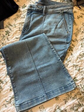 Lane Bryant Light Wash Straight Leg Jeans